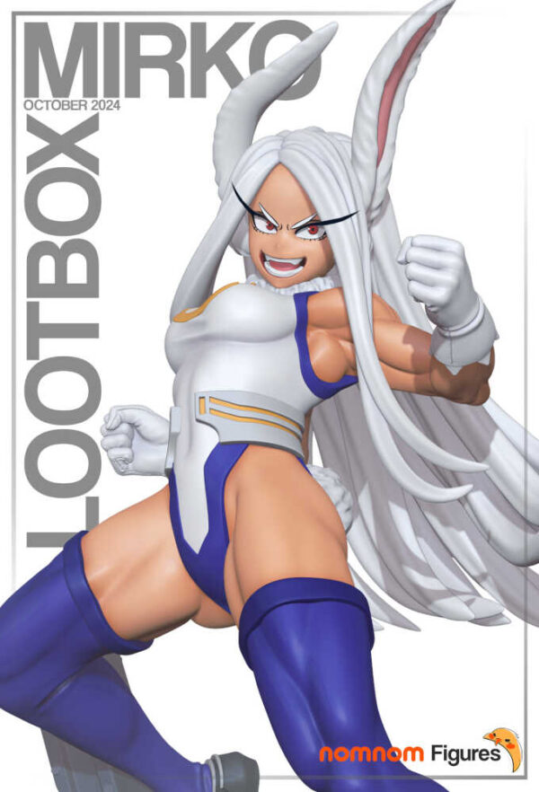 Mirko from My Hero Academia 3D Model Figure NomNom
