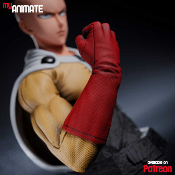 Saitama 3D Model Bust myAnimate - Image 5