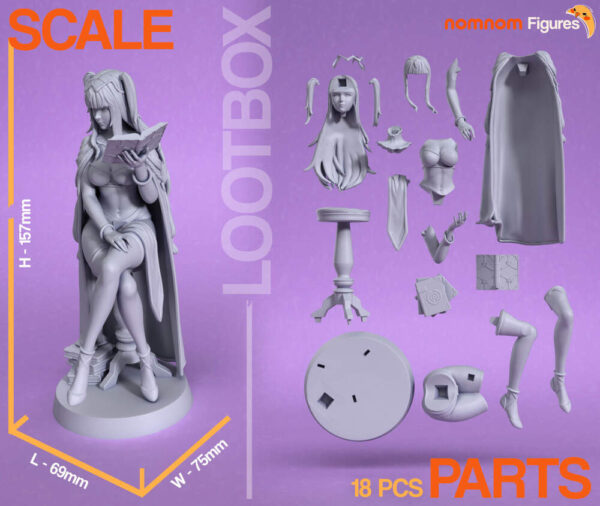 Tharja 3D Model Figure NomNom - Image 3