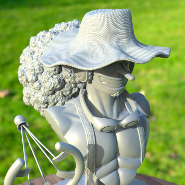 Usopp 3D Model Bust myAnimate - Image 8