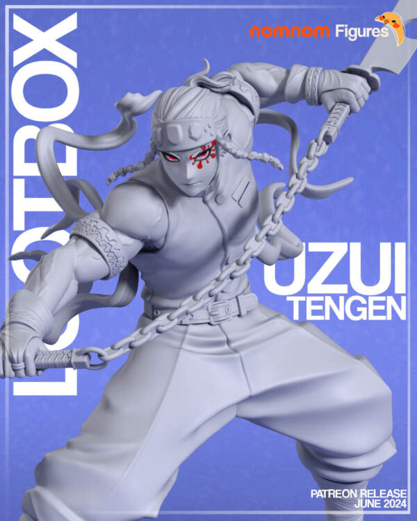 Uzui Tengen 3D Model Figure NomNom