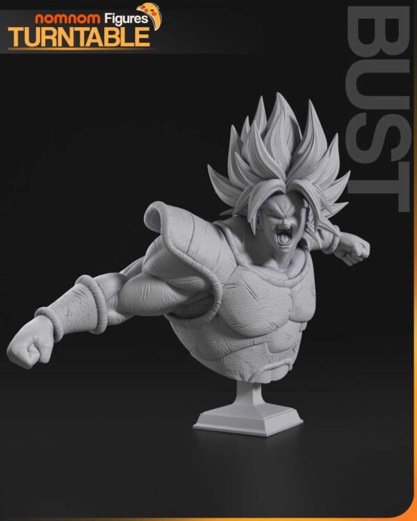 Broly 3D Model Bust NomNom
