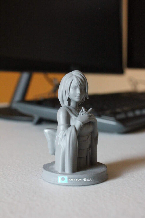 Yuna 3D Model Bust NomNom - Image 2