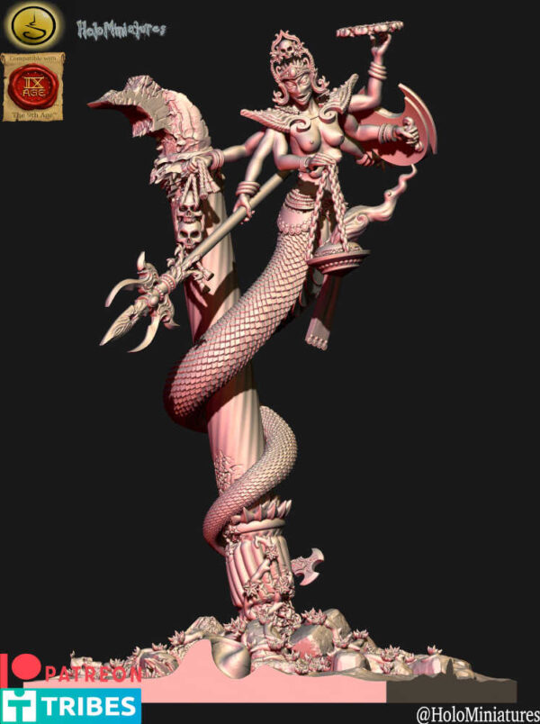 Daemon Of Lust Fiend 3D Miniature HoloMiniatures - Image 5