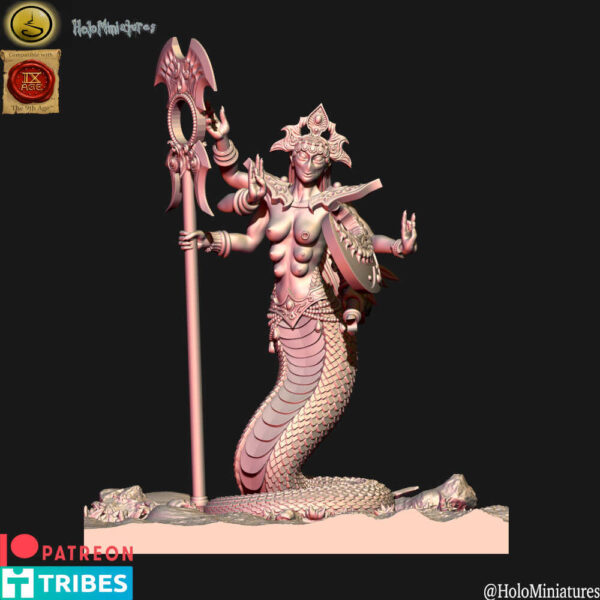 Daemon Of Lust Fiend 3D Miniature HoloMiniatures - Image 4