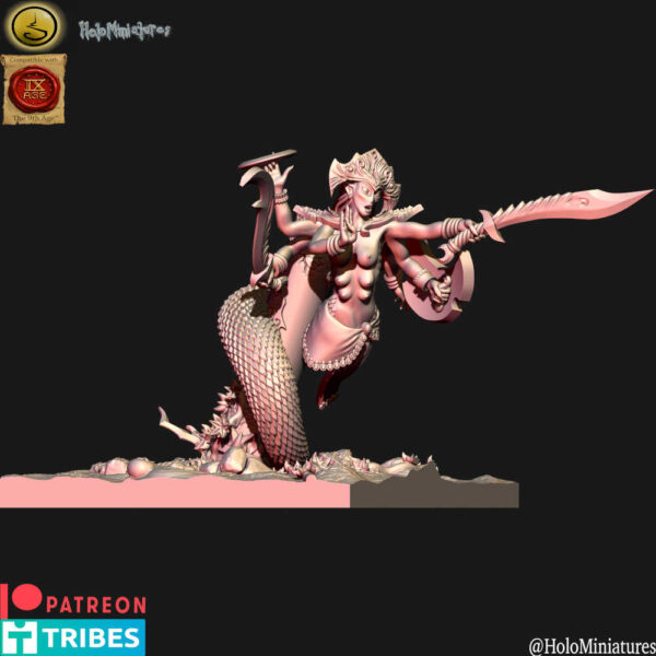 Daemon Of Lust Fiend 3D Miniature HoloMiniatures - Image 3