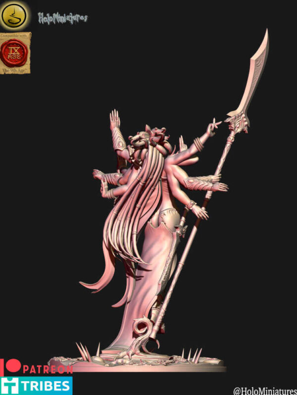 Daemons Of Lust Greater Daemon 3D Miniature HoloMiniatures - Image 5