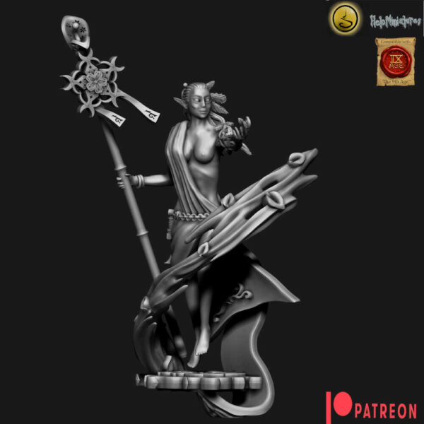 High Elves Mage 3D Miniature HoloMiniatures - Image 5