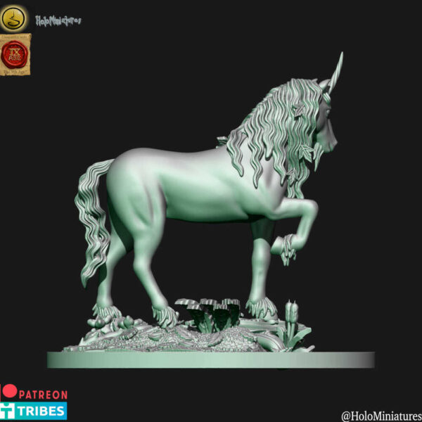 Unicorn 3D Miniature HoloMiniatures - Image 3