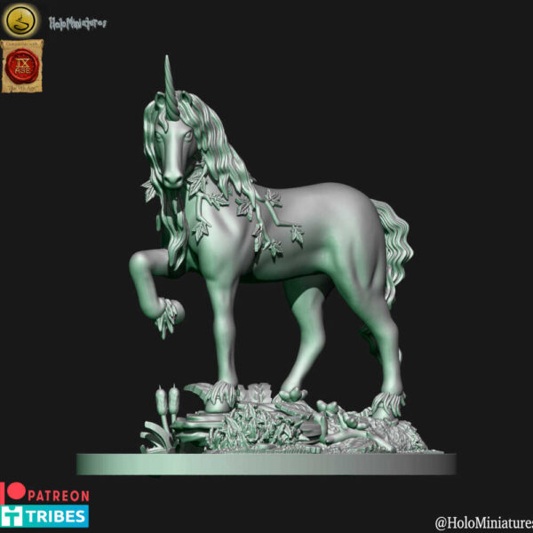 Unicorn 3D Miniature HoloMiniatures
