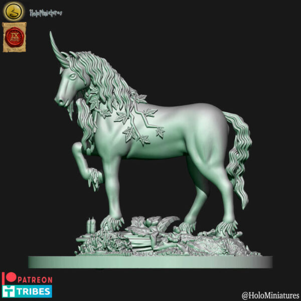 Unicorn 3D Miniature HoloMiniatures - Image 2