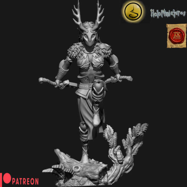 Bladedancer 3D Miniature HoloMiniatures