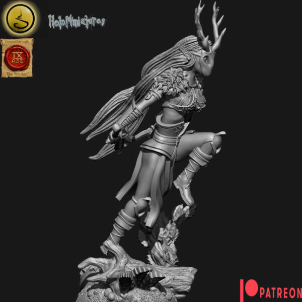 Bladedancer 3D Miniature HoloMiniatures - Image 2