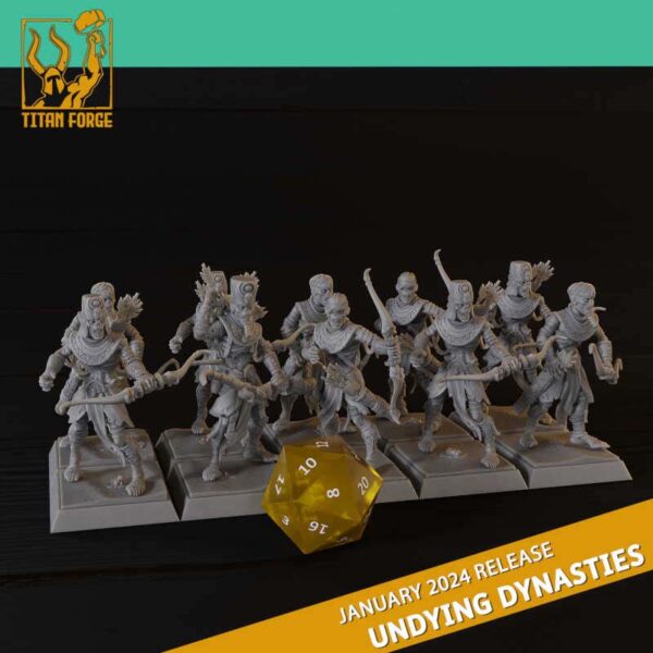 Undying Dynasties Skeletons 3D Miniature Titan Forge Miniature - Image 3