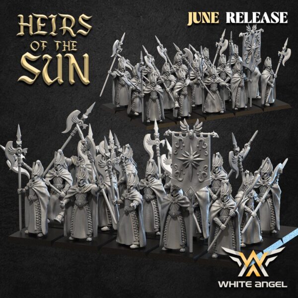 Guards Of The Sun 3D Miniature White Angel