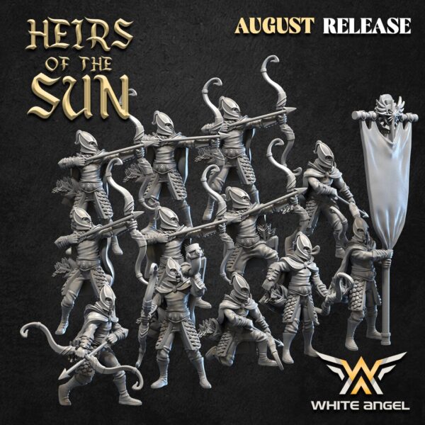 Archers Of The Sun 3D Miniature White Angel