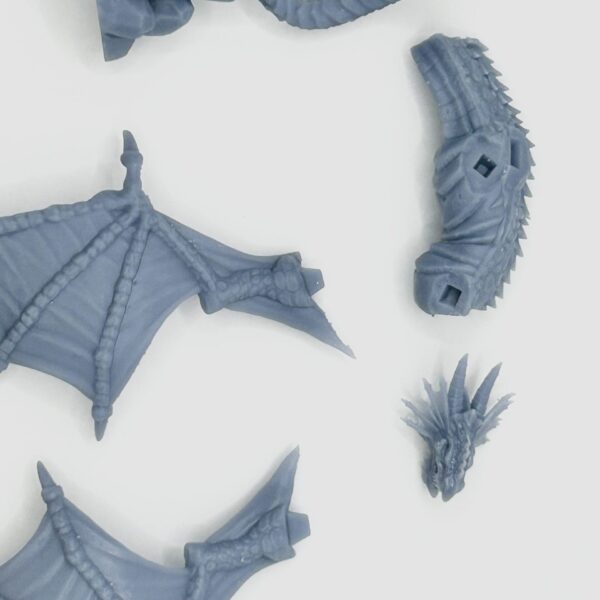 Great Dragon Of The Sun 3D Miniature White Angel - Image 5