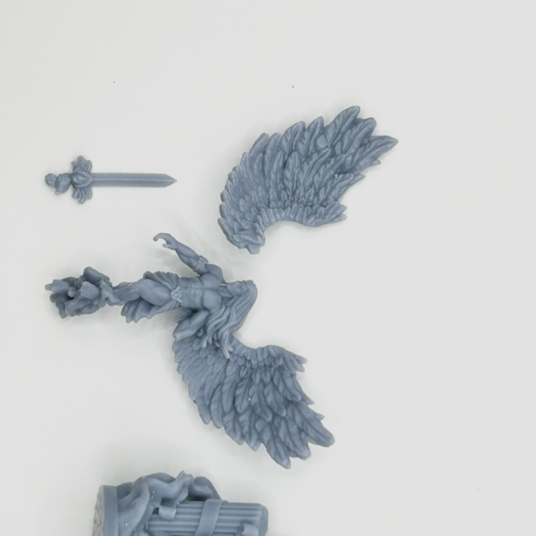 White Archangel 3D Miniature White Angel - Image 4