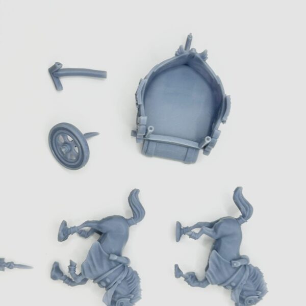 Chariot Of Light 3D Miniature White Angel - Image 7