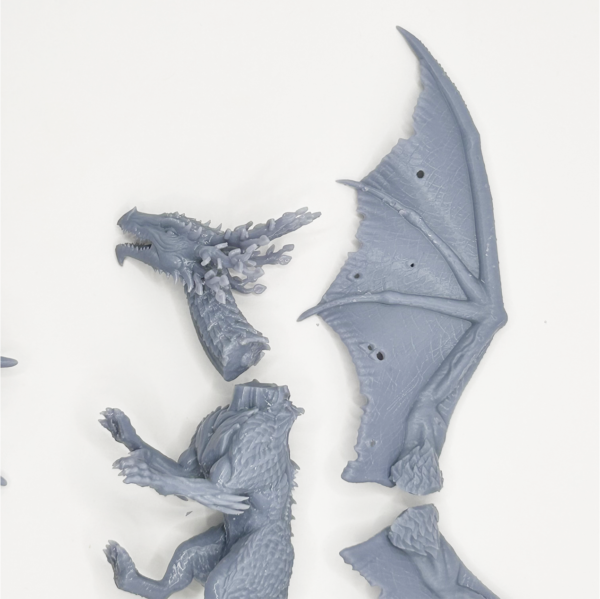 Wood Elves Lord Or Mage On Forest Dragon 3D Miniature HoloMiniatures - Image 9
