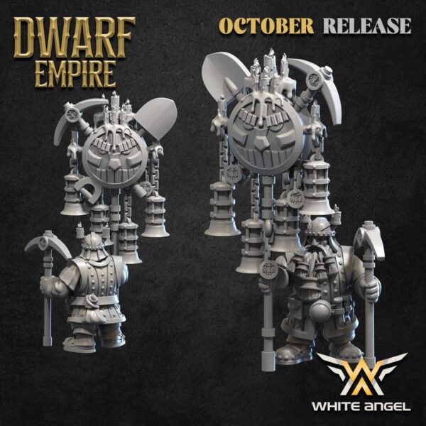Dwarf Miners 3D Miniature White Angel - Image 2