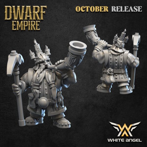 Dwarf Miners 3D Miniature White Angel - Image 3
