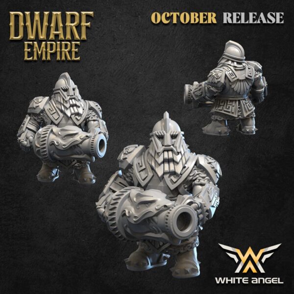Iron Gun Dragon 3D Miniature White Angel - Image 3
