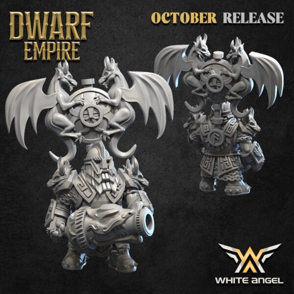 Iron Gun Dragon 3D Miniature White Angel - Image 4