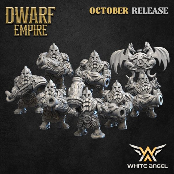 Iron Gun Dragon 3D Miniature White Angel - Image 2