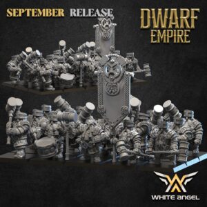 Iron Hammer 3D Miniature White Angel
