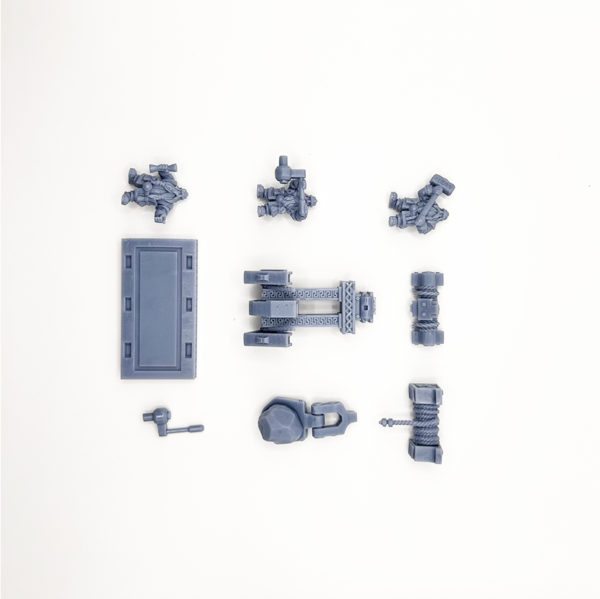 Dwarf Catapult 3D Miniature HoloMiniatures - Image 4