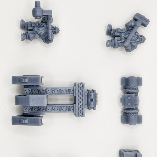 Dwarf Catapult 3D Miniature HoloMiniatures - Image 5
