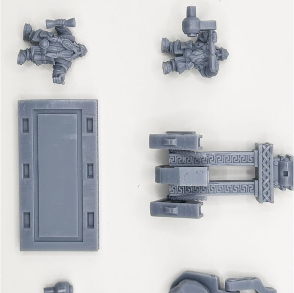 Dwarf Catapult 3D Miniature HoloMiniatures - Image 7