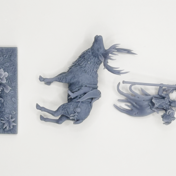 Wood Elves Stag Lord 3D Miniature HoloMiniatures - Image 4