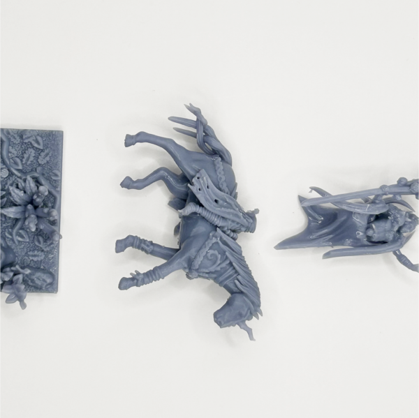 Wood Elf Mage On Horse 3D Miniature HoloMiniatures - Image 7