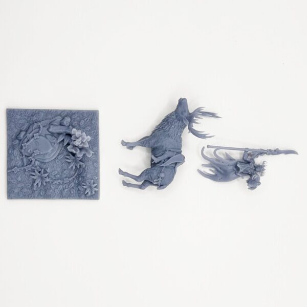 Wood Elves Stag Lord 3D Miniature HoloMiniatures - Image 7