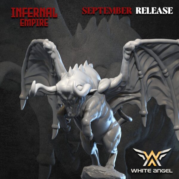 Infernal Bull 3D Miniature White Angel - Image 3