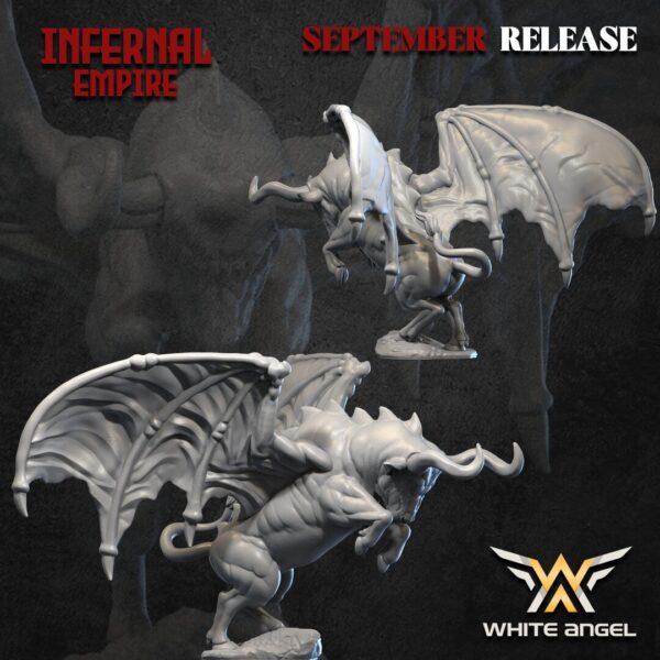 Infernal Bull 3D Miniature White Angel - Image 2