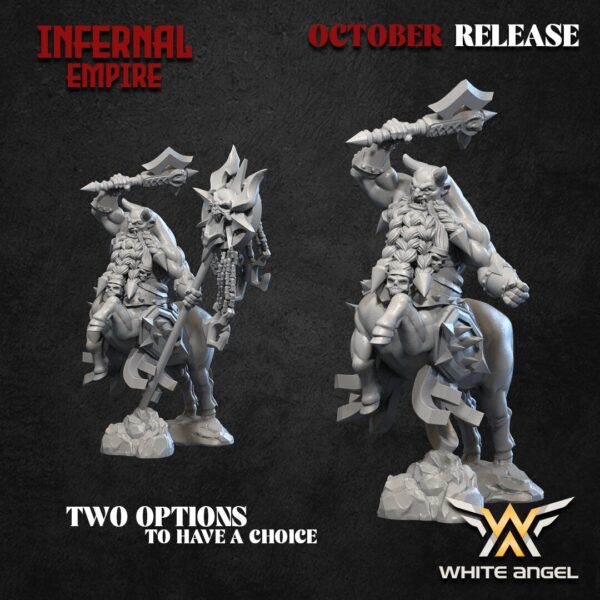 Infernal Centaur 3D Miniature White Angel - Image 3
