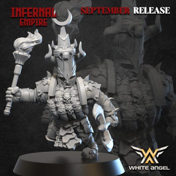 Infernal Commander 3D Miniature White Angel - Image 2