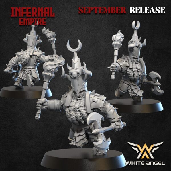 Infernal Commander 3D Miniature White Angel
