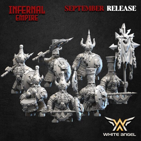 Infernal Guard 3D Miniature White Angel - Image 2