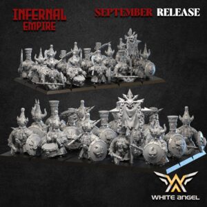 Infernal Guard 3D Miniature White Angel