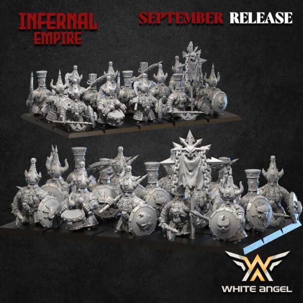 Infernal Guard 3D Miniature White Angel
