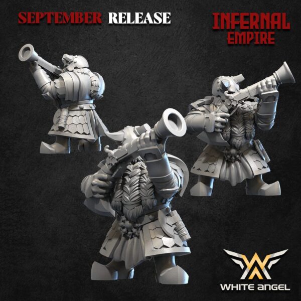 Infernal Gun 3D Miniature White Angel - Image 3