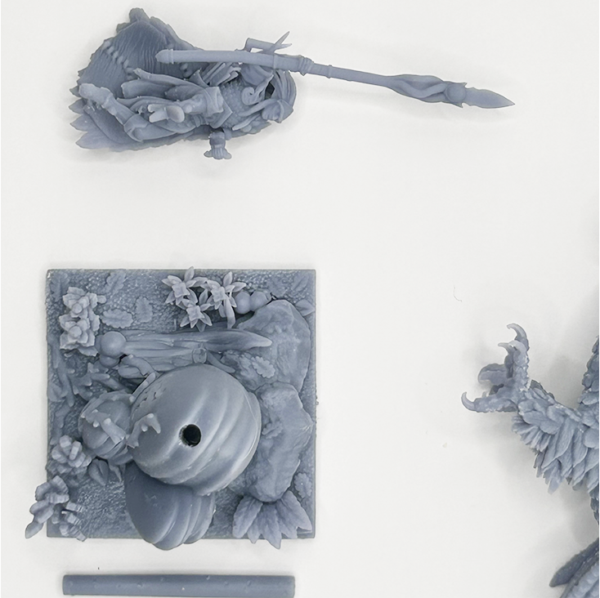Wood Elf Lord On Eagle King 3D Miniature HoloMiniatures - Image 6