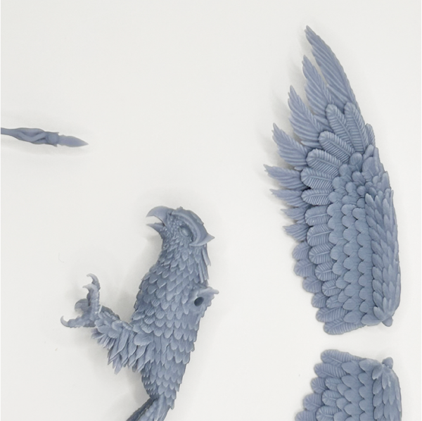 Wood Elf Lord On Eagle King 3D Miniature HoloMiniatures - Image 8