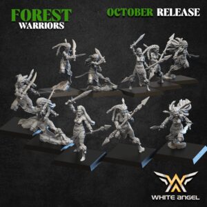 Forest Dancer 3D Miniature White Angel