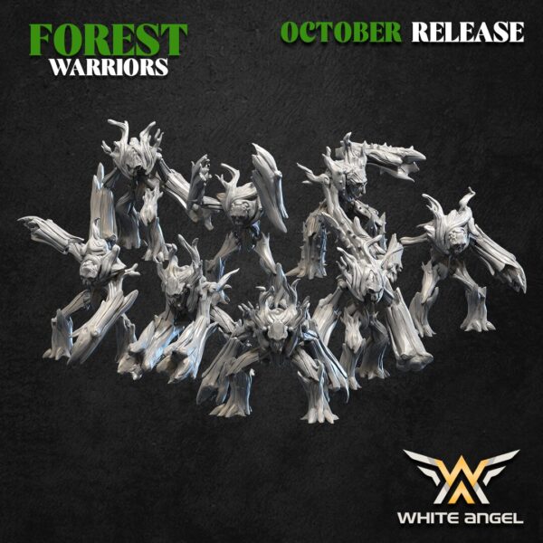 Forest Defender 3D Miniature White Angel - Image 2