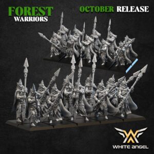 Forest Guardian 3D Miniature White Angel